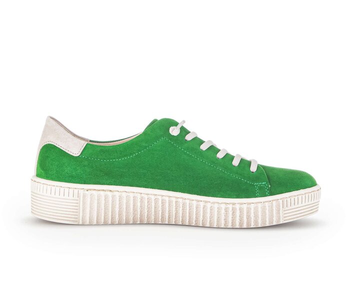 Gabor Damen  Sneaker Low Grün - Rauleder