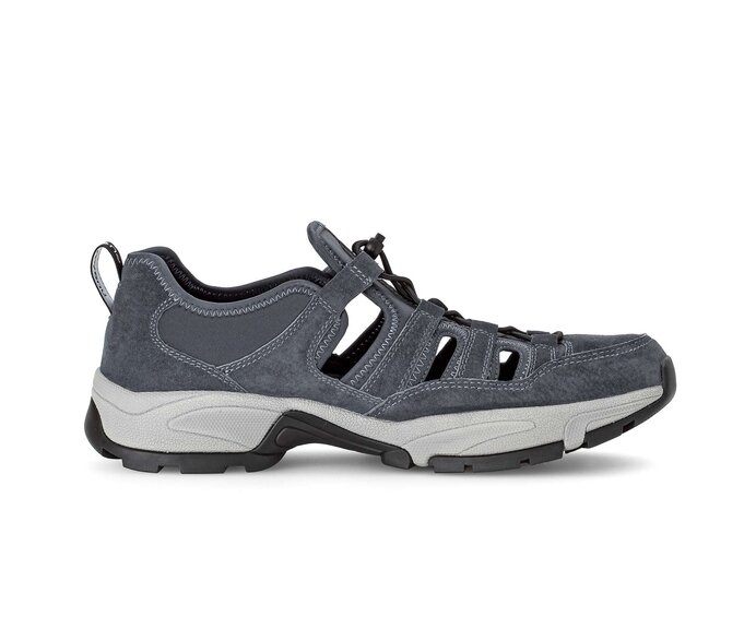 Pius Gabor Herren Sneaker Low Blau - Materialmix Leder/Textil