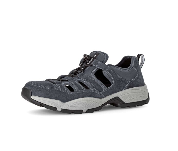 Pius Gabor Herren Sneaker Low Blau - Materialmix Leder/Textil