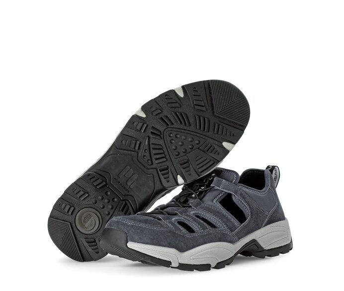 Pius Gabor Herren Sneaker Low Blau - Materialmix Leder/Textil