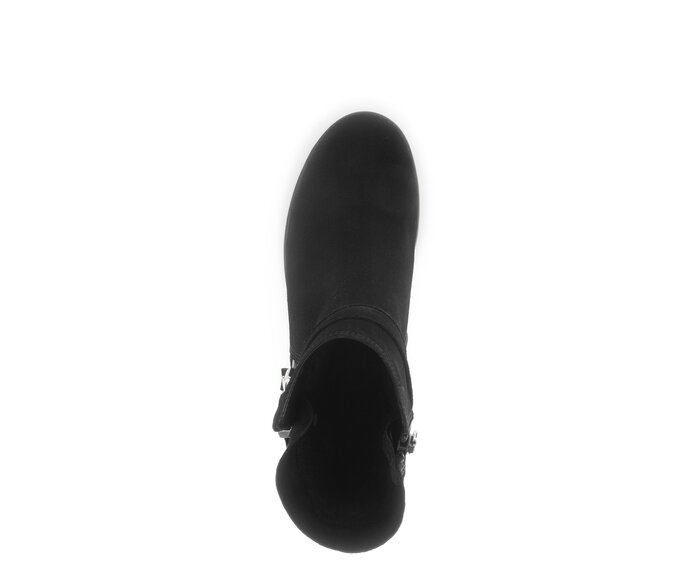 Gabor Damen  Plateau Stiefelette Schwarz - Rauleder