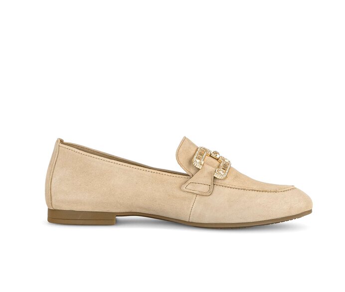 Gabor Damen  Slipper Beige - Rauleder