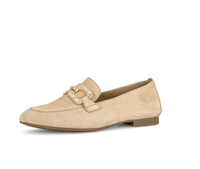 Gabor Damen  Slipper Beige - Rauleder