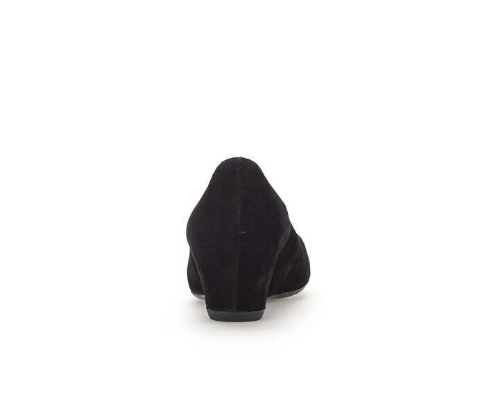 Gabor Damen  Keilpumps Schwarz - Rauleder