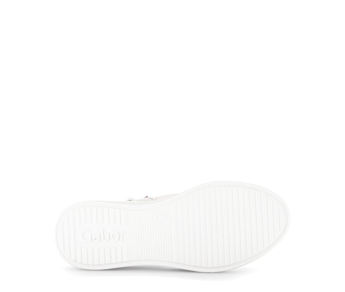 Gabor Damen  Sneaker High Weiß - Materialmix Leder