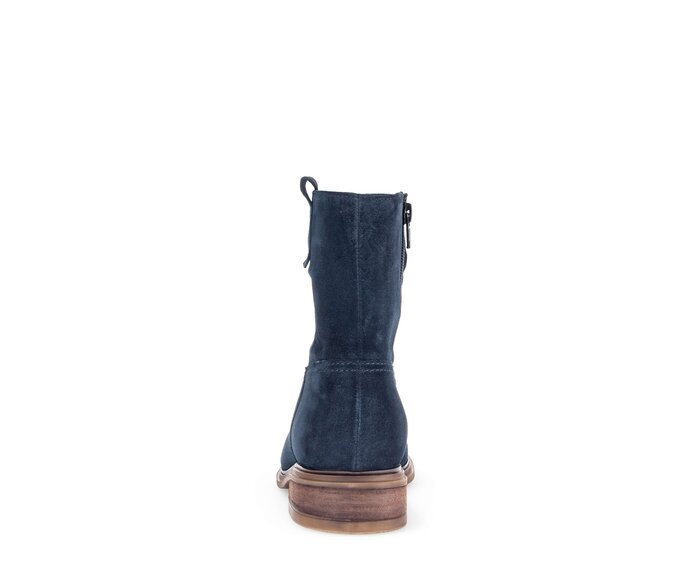 Gabor Damen  Elegante Stiefelette Blau - Rauleder