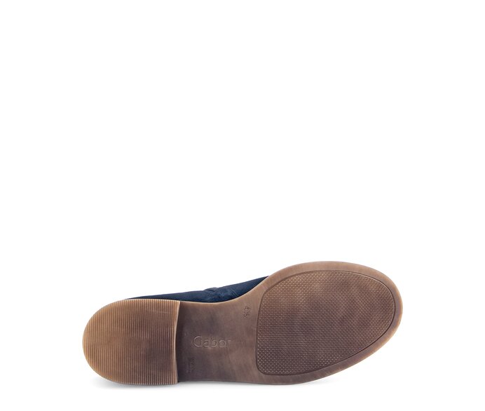 Gabor Damen  Elegante Stiefelette Blau - Rauleder