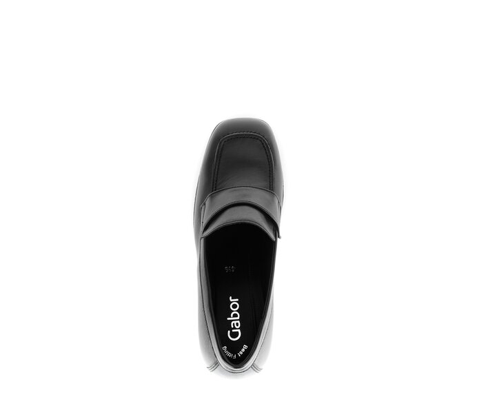 Gabor Damen  Hochfrontpumps Schwarz - Glattleder