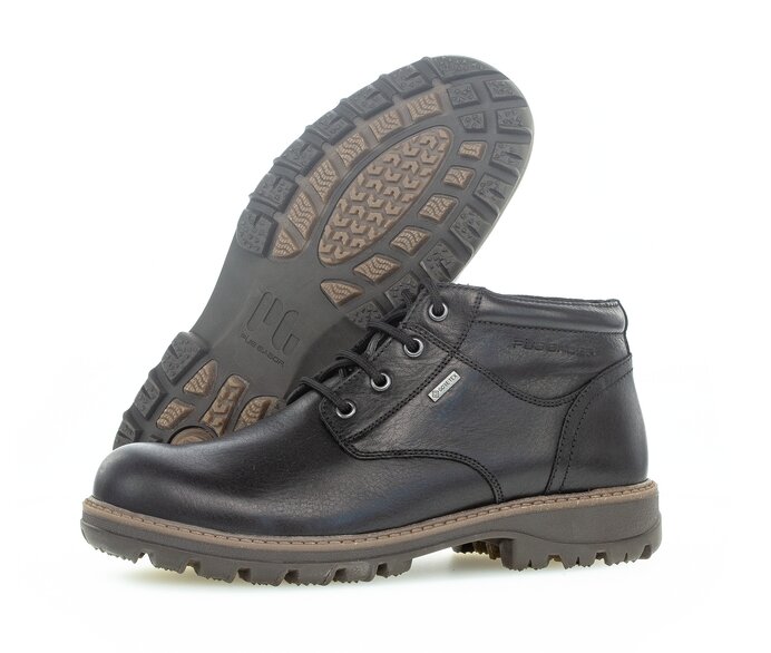 Pius Gabor Herren Boot Schwarz - Glattleder