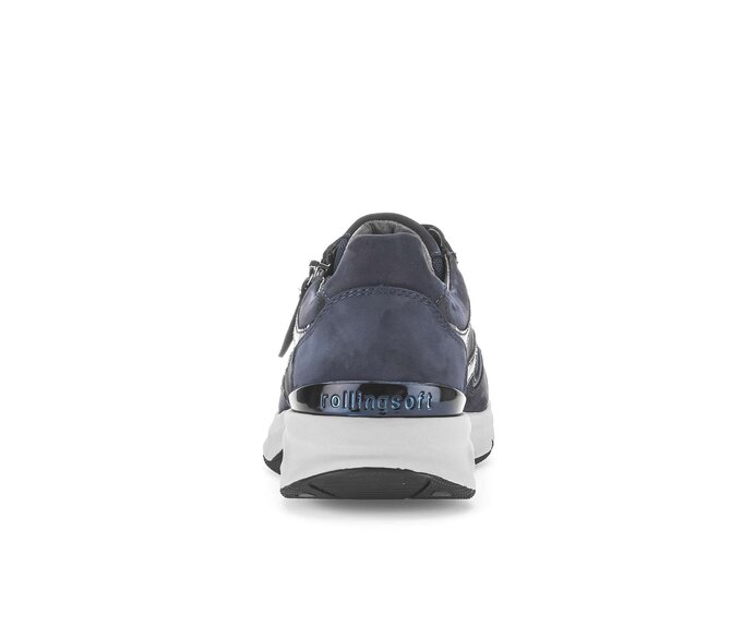 Gabor Damen  Sneaker Low Blau - Rauleder