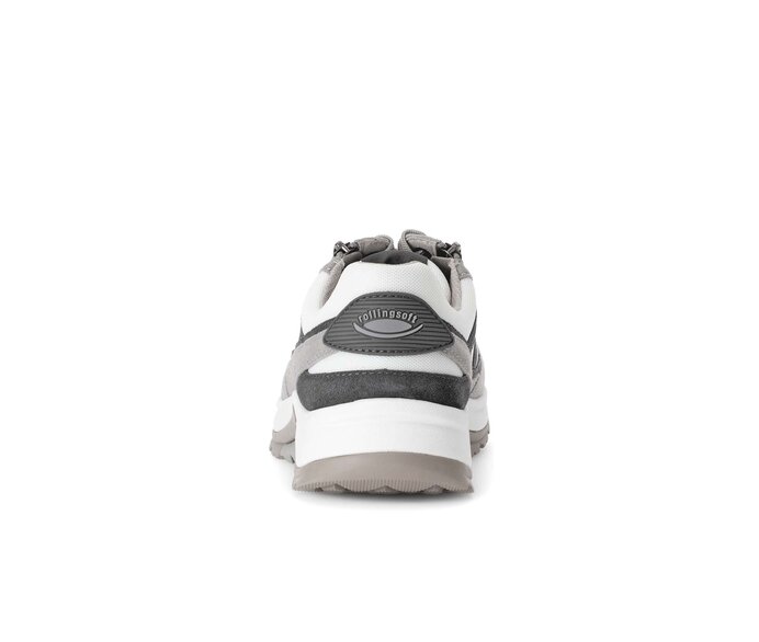 Gabor Herren Rollingsoft Sneaker Low Grau - Materialmix Leder/Textil