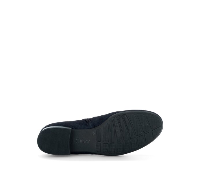 Gabor Damen  Sportliche Stiefelette Blau - Glattleder