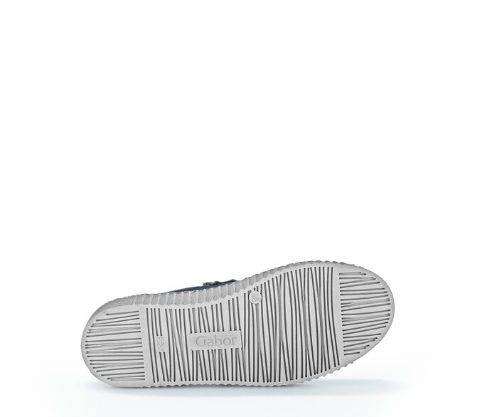 Gabor Damen  Sneaker Low Blau - Rauleder