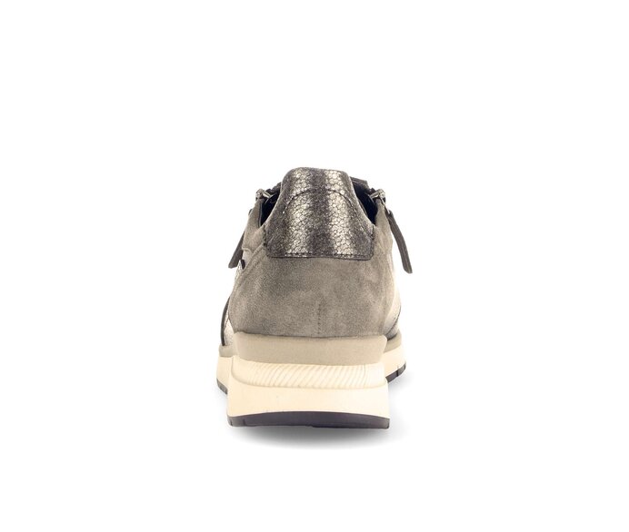 Gabor Damen  Sneaker Low Bronze - Materialmix Leder/Lederimitat