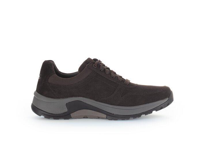 Gabor Herren Rollingsoft Sneaker Low Braun - Materialmix Leder/Textil