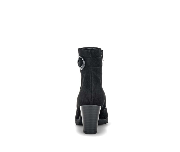 Gabor Damen  Plateau Stiefelette Schwarz - Rauleder