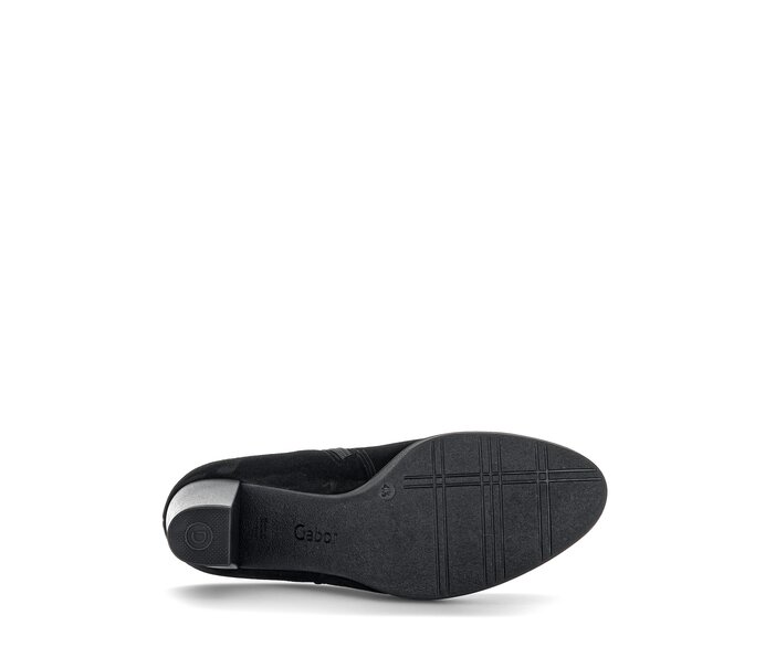Gabor Damen  Plateau Stiefelette Schwarz - Rauleder