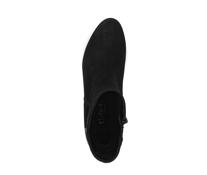 Gabor Damen  Plateau Stiefelette Schwarz - Rauleder