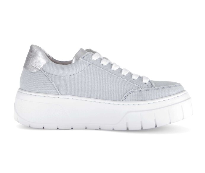 Gabor Damen  Sneaker Low Blau - Rauleder