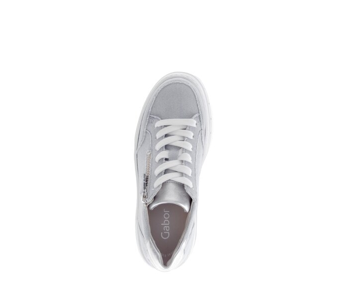 Gabor Damen  Sneaker Low Blau - Rauleder