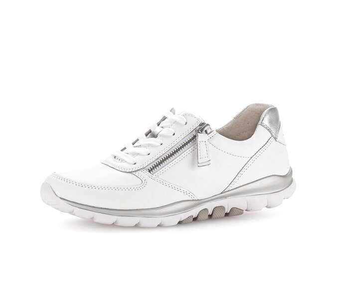 Gabor Damen  Sneaker Low Weiß - Glattleder