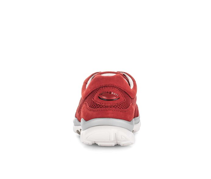 Gabor Damen  Sneaker Low Rot - Materialmix Leder/Lederimitat