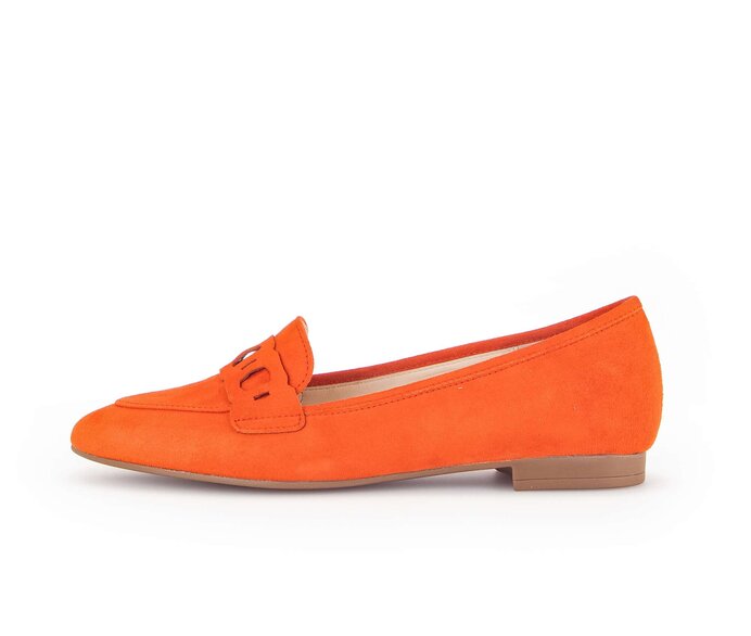 Gabor Damen Slipper Orange - Rauleder