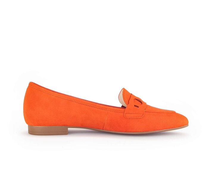 Gabor Damen  Slipper Orange - Rauleder