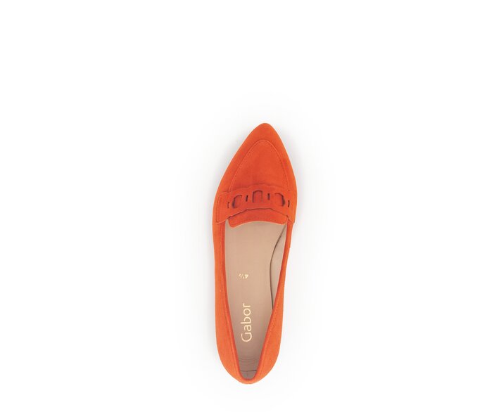 Gabor Damen  Slipper Orange - Rauleder