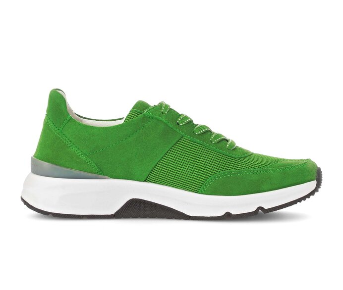 Gabor Damen  Sneaker Low Grün - Materialmix Leder/Lederimitat