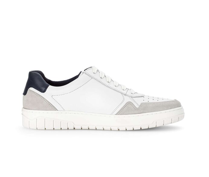 Pius Gabor Herren Sneaker Low Weiß - Glattleder