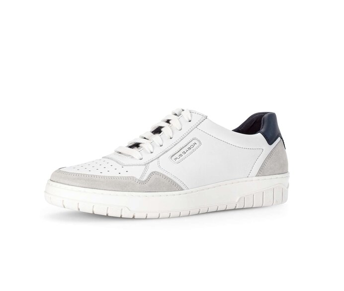 Pius Gabor Herren Sneaker Low Weiß - Glattleder