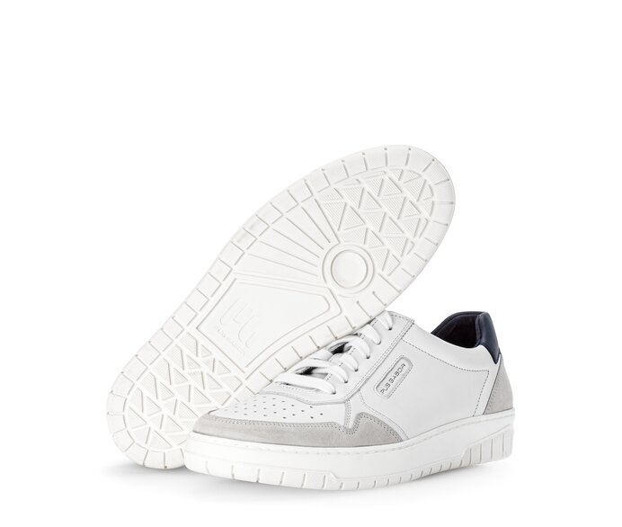 Pius Gabor Herren Sneaker Low Weiß - Glattleder