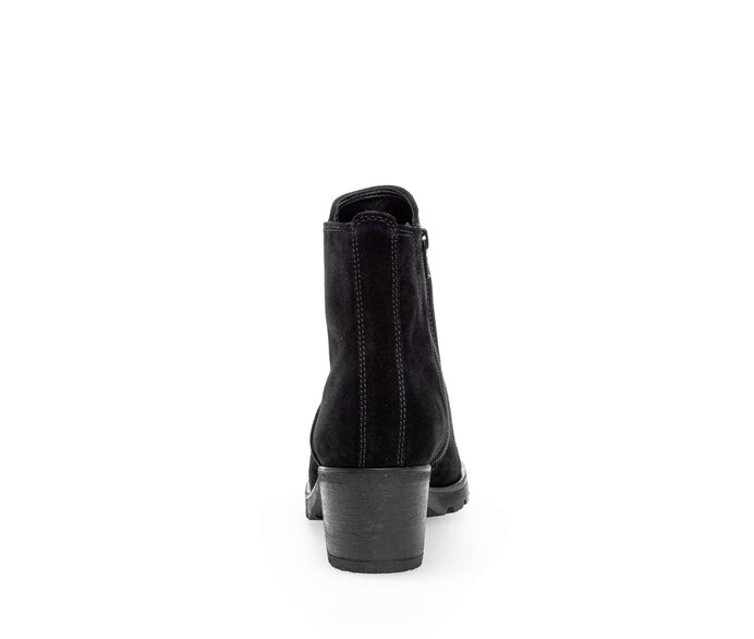 Gabor Damen  Plateau Stiefelette Schwarz - Rauleder