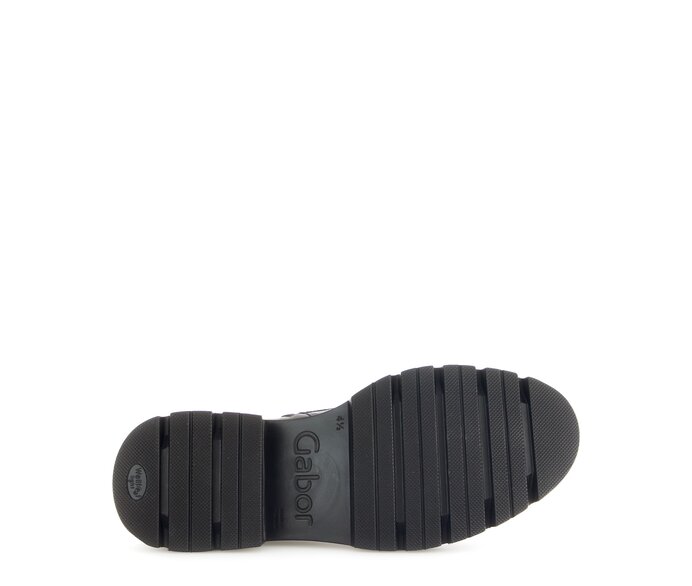 Gabor Damen  Schnürstiefelette Silber - Glattleder