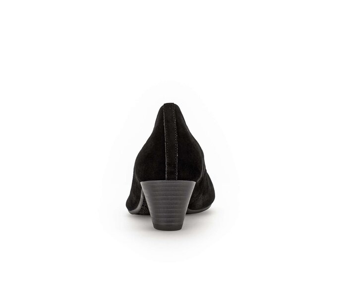 Gabor Damen  Eleganter Pumps Schwarz - Rauleder