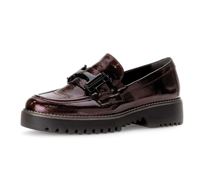 Gabor Damen  Loafer Rot - Lackleder