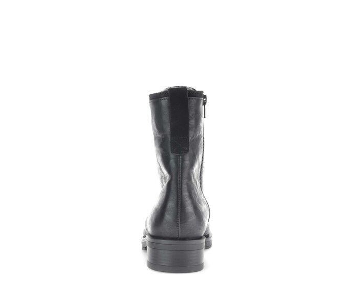 Gabor Damen  Schnürstiefelette Schwarz - Glattleder