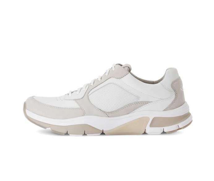 Gabor Herren Rollingsoft Sneaker Low Grau - Materialmix Leder/Textil