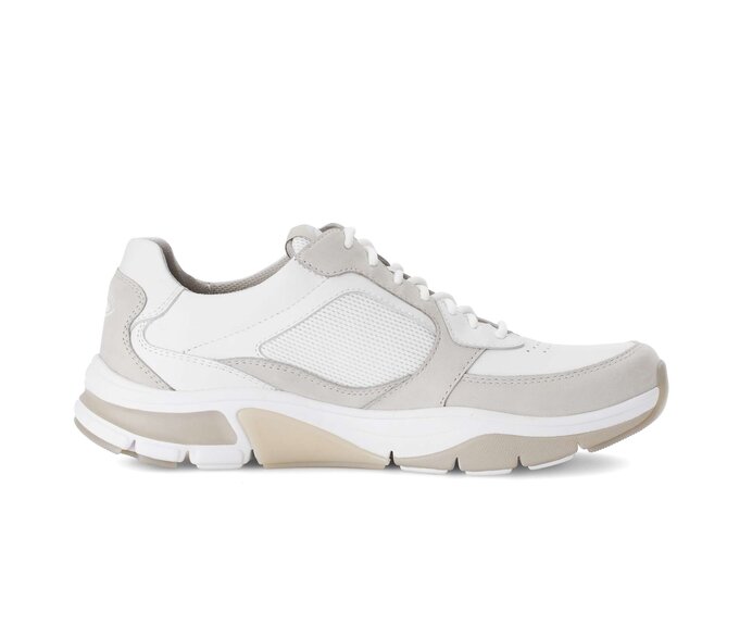 Gabor Herren Rollingsoft Sneaker Low Grau - Materialmix Leder/Textil