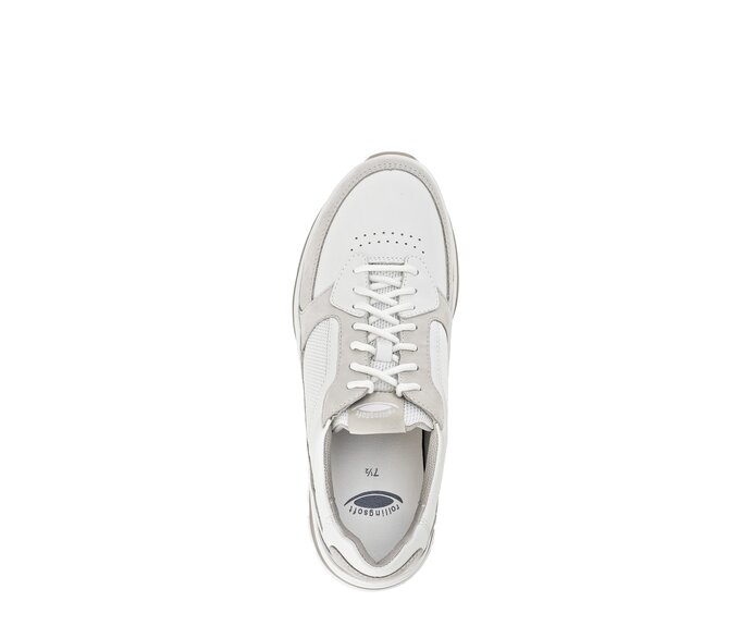Gabor Herren Rollingsoft Sneaker Low Grau - Materialmix Leder/Textil
