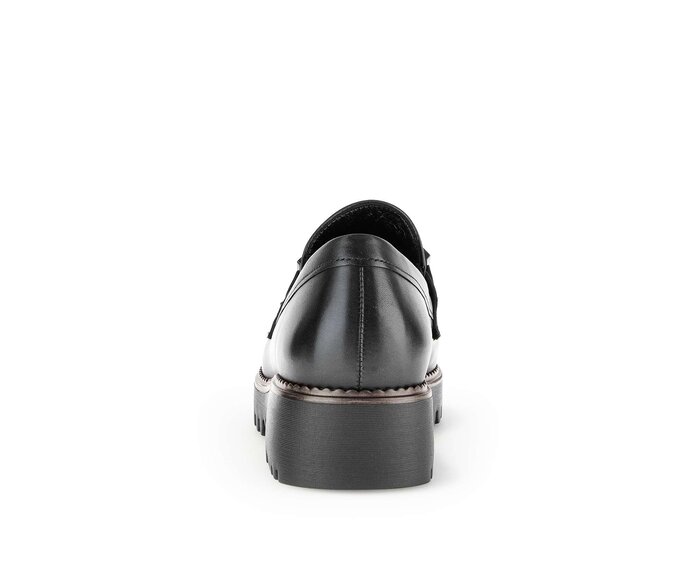Gabor Damen  Loafer Schwarz - Glattleder