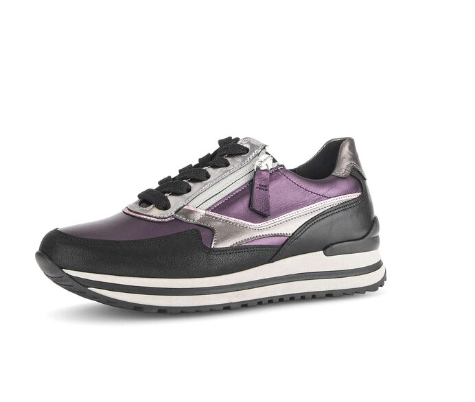 Gabor Damen  Sneaker Low Multicolour - Materialmix Leder