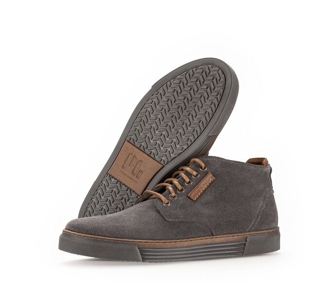 Pius Gabor Herren Sneaker High Grau - Rauleder