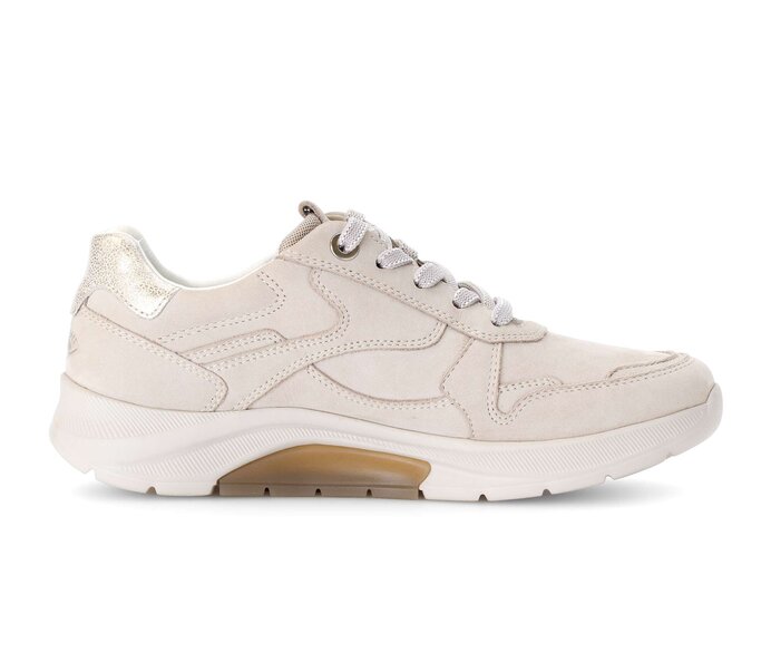 Gabor Damen  Sneaker Low Beige - Rauleder