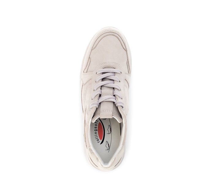 Gabor Damen  Sneaker Low Beige - Rauleder