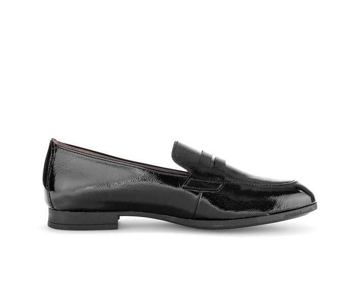 Gabor Damen  Slipper Schwarz - Lackleder