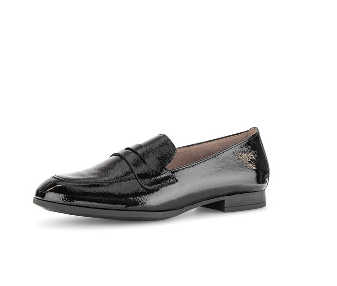 Gabor Damen  Slipper Schwarz - Lackleder