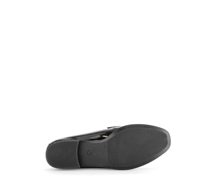 Gabor Damen  Slipper Schwarz - Lackleder