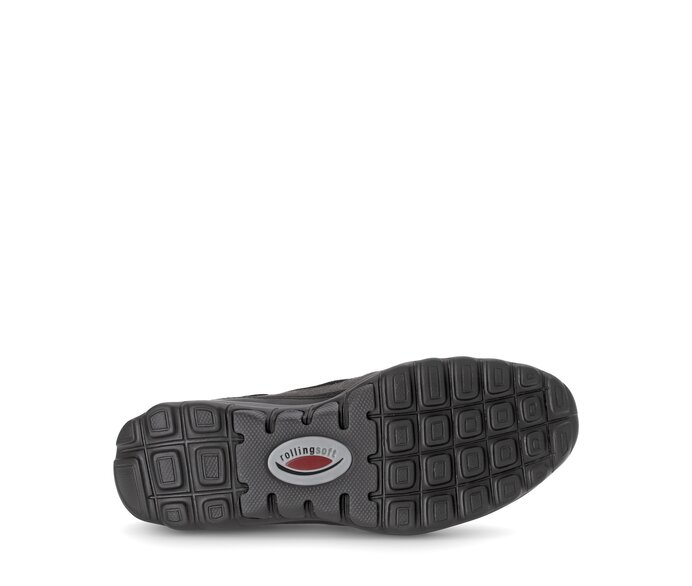 Gabor Damen  Sneaker Low Schwarz - Materialmix Leder